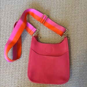 Ahdorned Messenger Bag with Two crossbody Straps